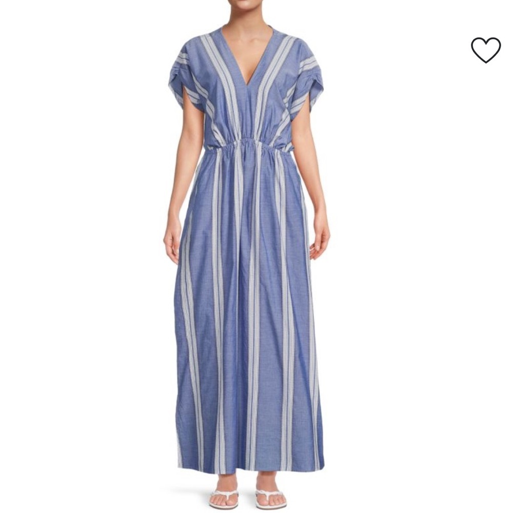 J.Mclaughlin Etta Sriped Maxi Dress Size M